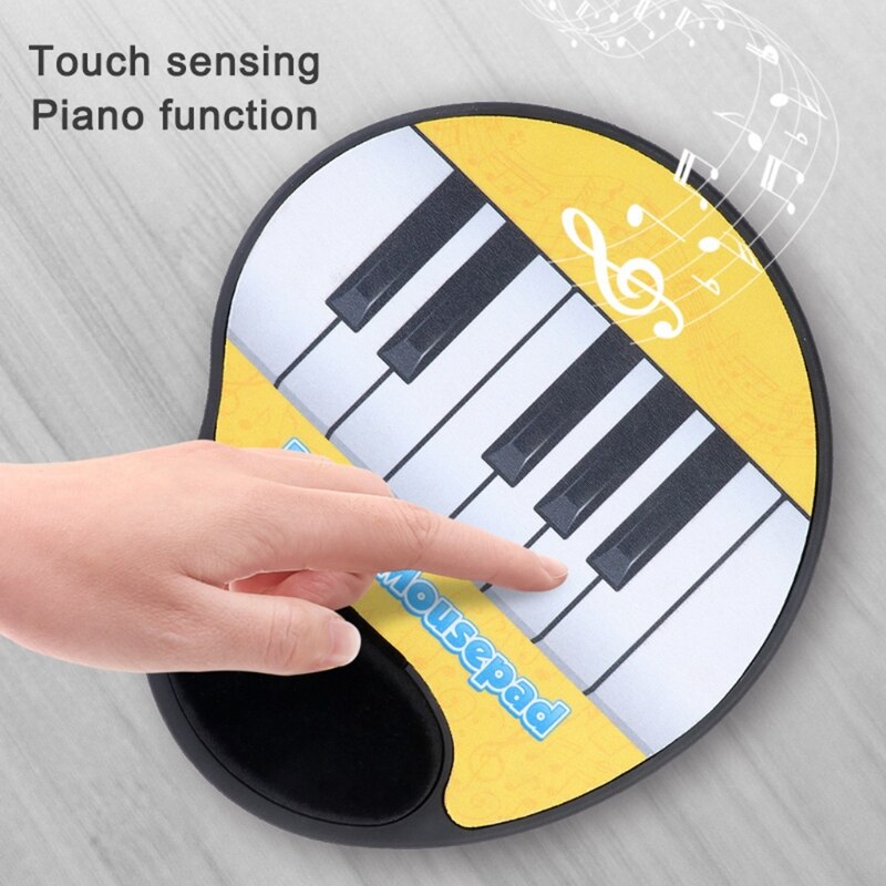 Multifunctionele muziek piano toetsenbord muismat elektronische piano performance pad polssteun muizenmat kantoor decompressie speelgoed