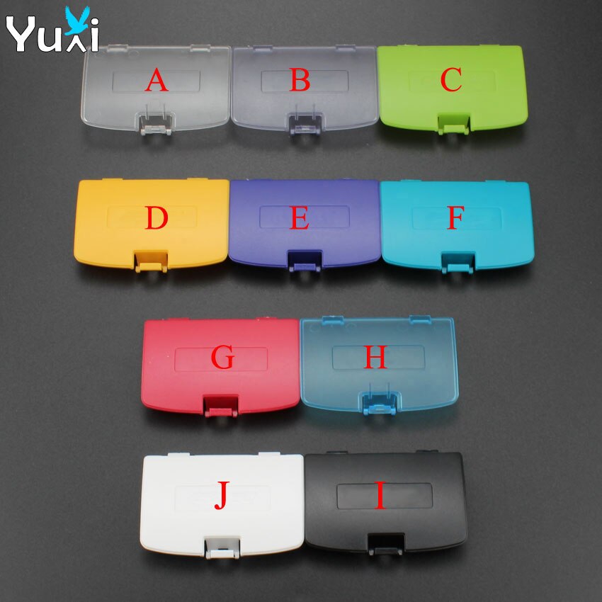 YuXi 30pcs/lot For GBC Battery Cover Door Lid Replacement Housing Back Case For Nintendo Gameboy Color