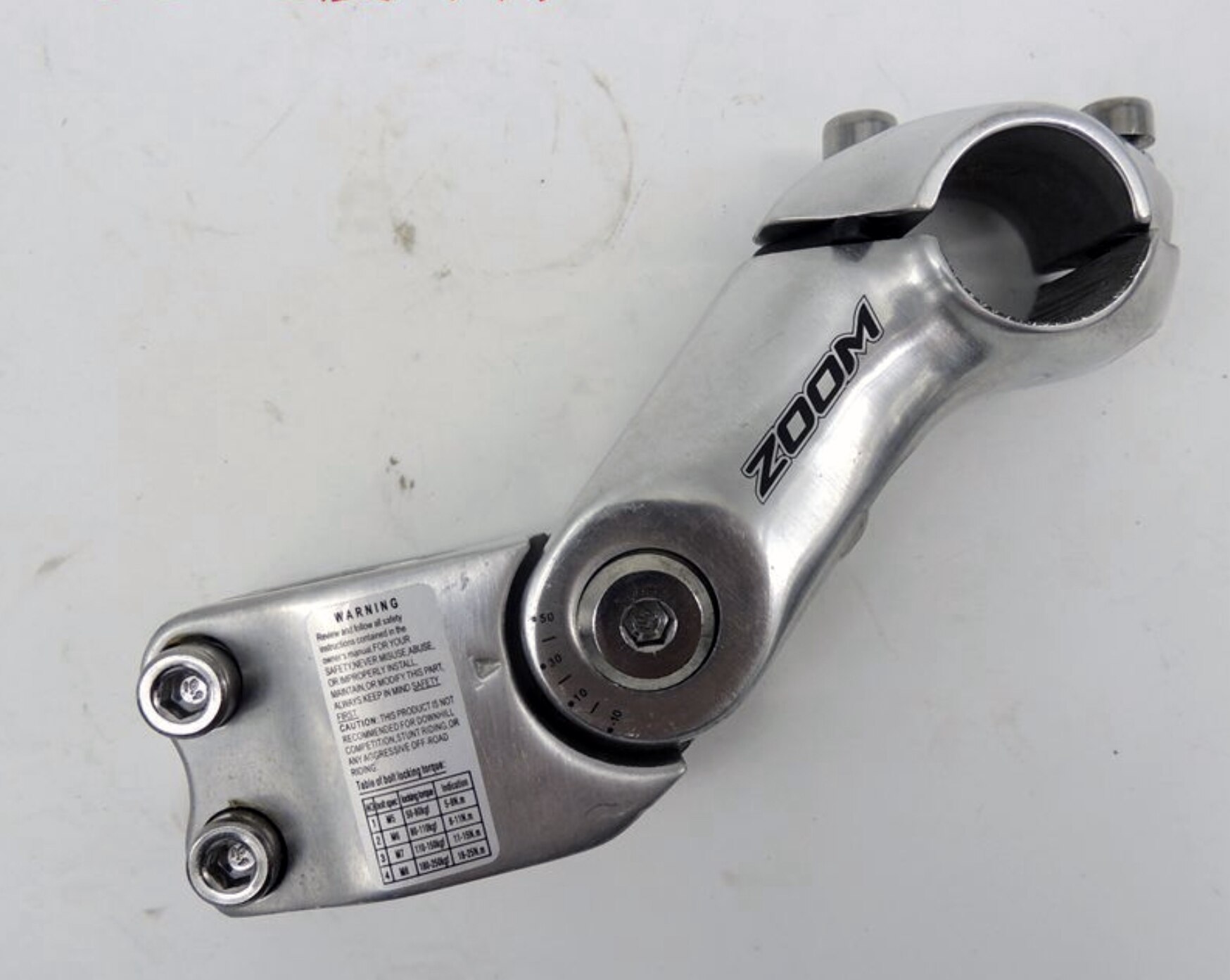 Bicycle Handlebar Stem Ultralight MTB Road Bike 25.4/31.8mm Adjustable Bike Stem 3D Aluminium Alloy: Zoom 25.4mm