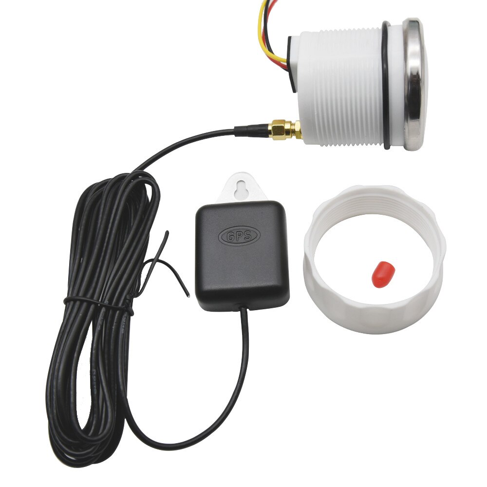 52mm Stiefel Auto Digitale GPS Tacho Wasserdicht TFT Bildschirm Kilometerzähler Reise Zahn Auto Tacho Messgerät mit GPS Antenne 12-24V