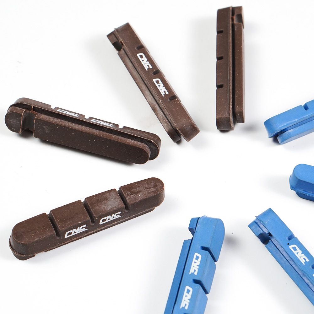 CNC fietsaccessoires, carbon velgremblokken, racefiets remmen remklauw blokschoenen, voor Shimano V/C remklauw, kurkhout