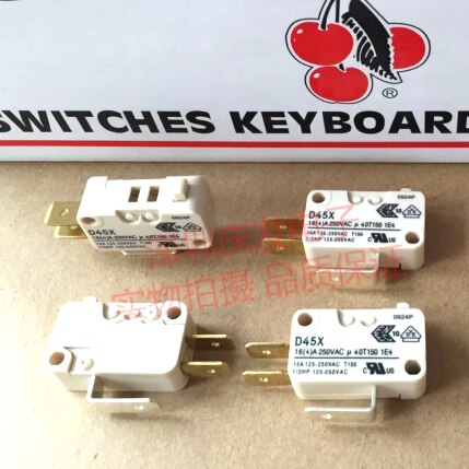 Micro interrupteur CHERRY original D45X 16A court/long/poulie/poignée pliée 10A 250V: D45X NO handle