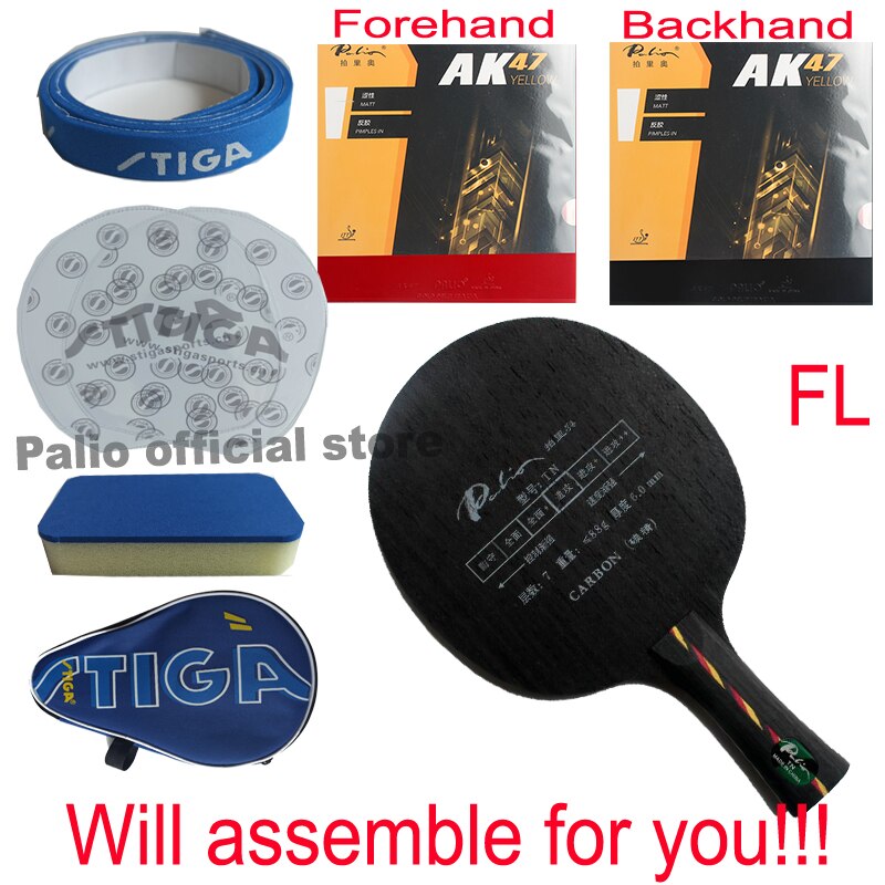 Palio official TN table tennis blade carbon hard blade suit for fast attack with loop ping pong game racket sports