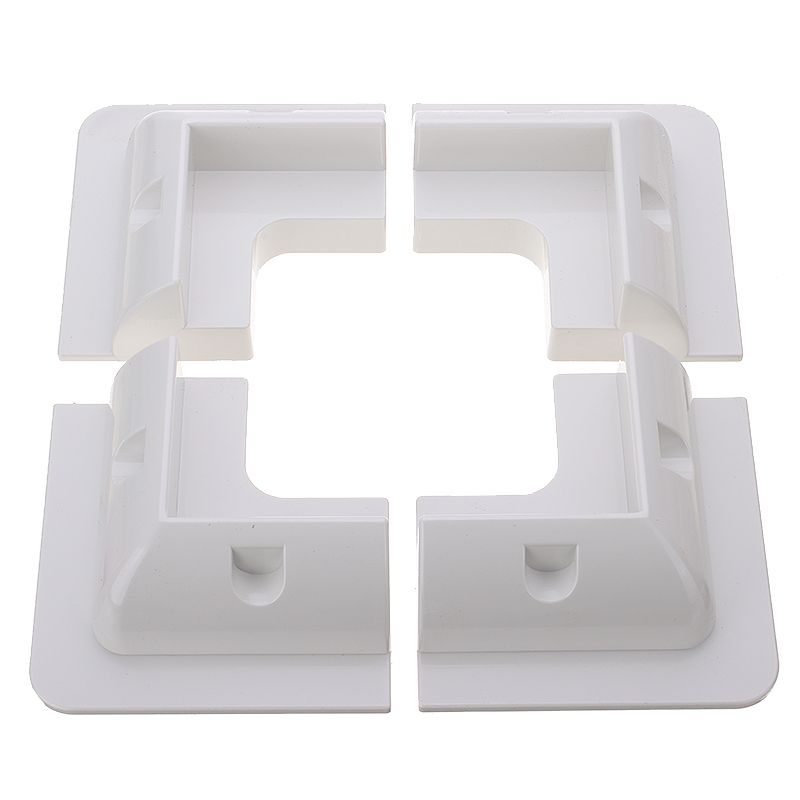 4X Wit Zonnepaneel Montage Fixing Bracket Kit Abs Zonnepaneel Montagebeugel Voor Caravans Camper Rv
