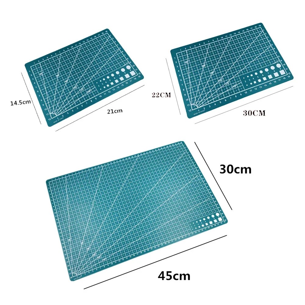 PP Schneidematte Werkbank Patchwork Cut Pad Nähen Manuelle DIY Messer Gravur Leder Cutter Board Einseitige Unterlage
