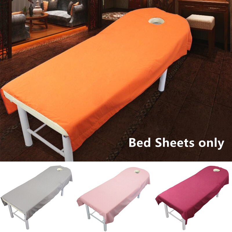Masser all-round wrap monteret ark solid polyester elastisk dækning lagen forreste hul sengetøj salon salon sofa