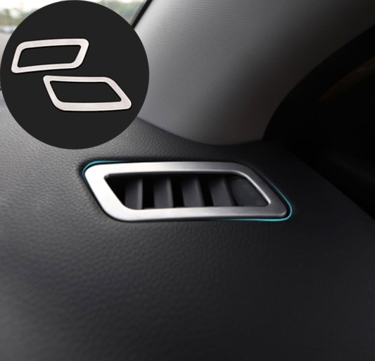 Misura per Nissan Qashqai j11 2014 2015 2016 2017 2018 Cruscotto aria sfogo ordinare Copertura Della Mascherina Interni Guarnire Anteriore Inserto telaio