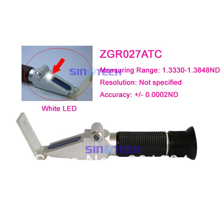 hand held Olie Refractometer met ingebouwde lichtbron ZGRD-027ATC