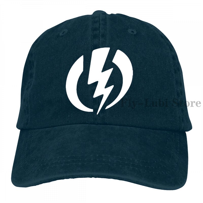 Electric Electrician Symbol 2 Baseball cap men women Trucker Hats adjustable cap: 2-Navy