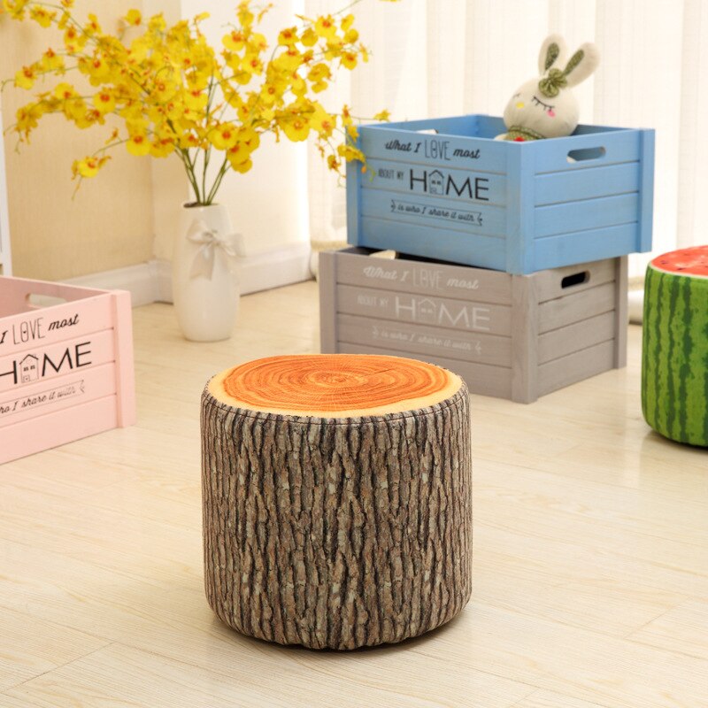 Woonkamer creatieve kruk verwijderbare en wasbare cartoon fruit kinderen schoenen kruk leren bankje kleine bench