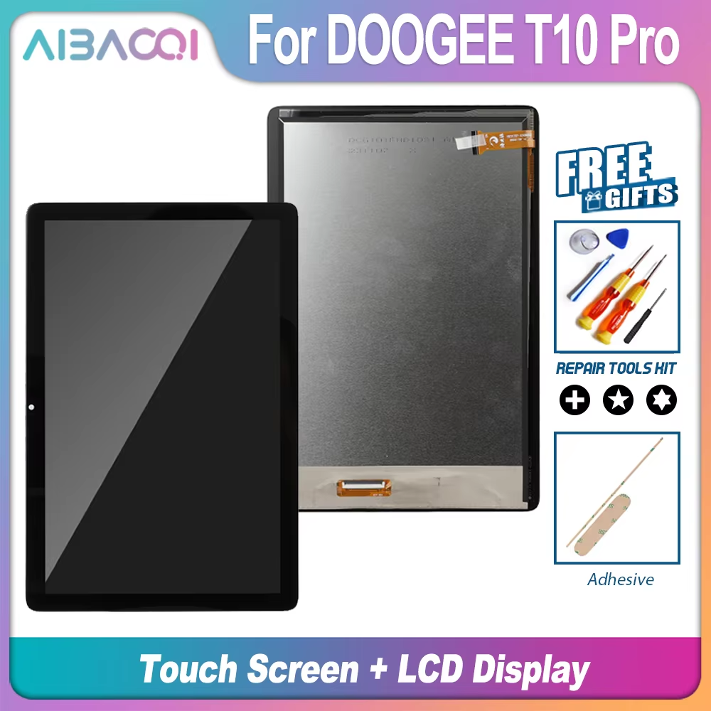AiBaoQi Nowy Ekran LCD i Dotykowy Digitizer robić Tabletu DOOGEE U7 T20 mini/T20 mini zawodowiec/T20 mini dziecko T10 zawodowiec T20S: czarny