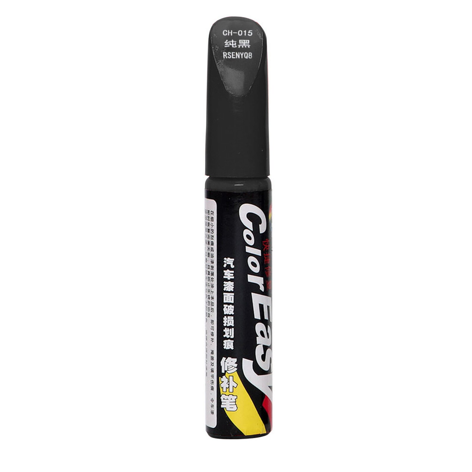 Auto Kleur Verf Reparatie Scratch Remover Wit Rood Zwart Zilver Kleur Pro Herstellen Kras Reparatie Verf Pen Clear Paint Care: Black 12ml
