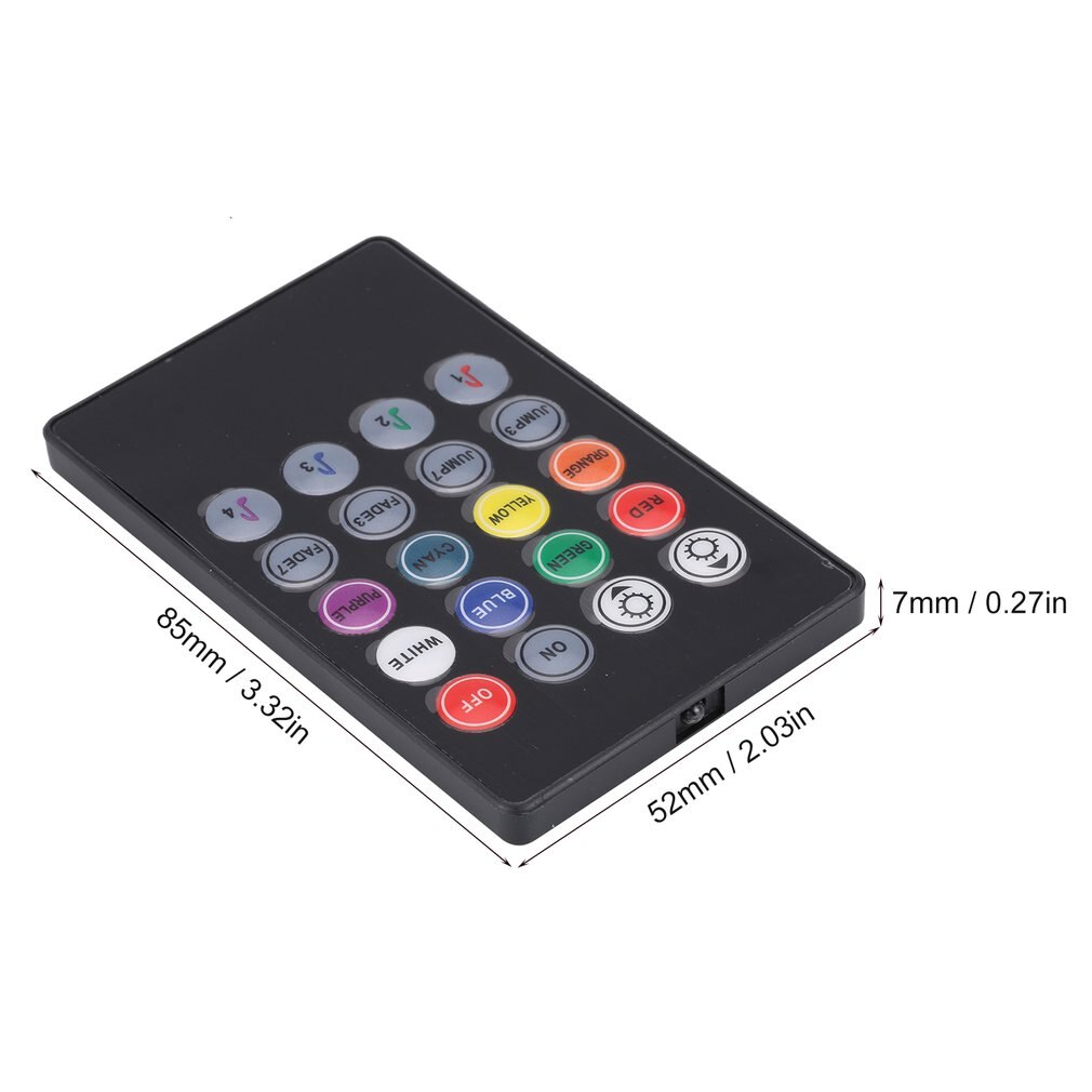 20 Keys USB IR RF Music Remote Control Sound Senso... – Vicedeal