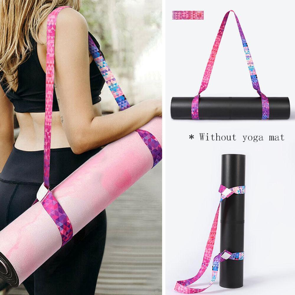 Adjustable Yoga Mat Strap Belt Sports Sling Shoulder Belt Belt Stretch Exercise Elastic Carry