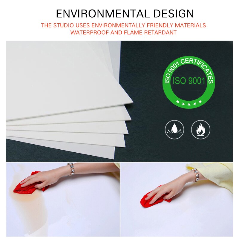 100% 40 x 40 x 40cm Mini Folding Studio Diffuse Soft Box Lightbox With LED Light Photography Background Photo Studio box