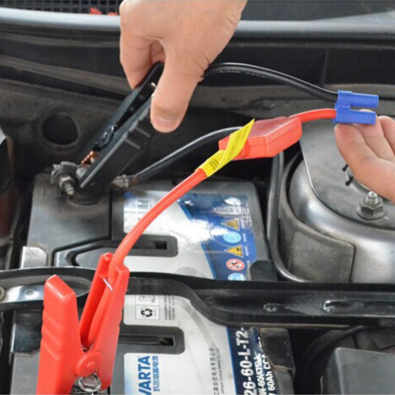 Pinces intelligentes pour démarreur de saut de voiture, câbles de Booster avec connecteur EC5, accessoires de pince de batterie de voiture, Clip de fil rouge-noir