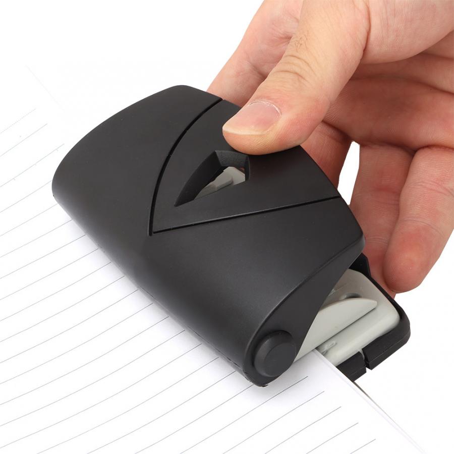 Universele Gat Slot Puncher Papier Praktische 2 Gat Papier Punch 10 Vellen Praktische 2 Gat Papier