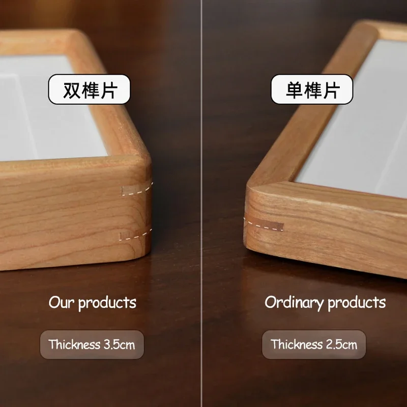 Marco de fotos de madera maciza, certificado de honor decorativo, cuadrado, de , nogal negro, de marco de fotos, 20x20 cm, 25x25cm