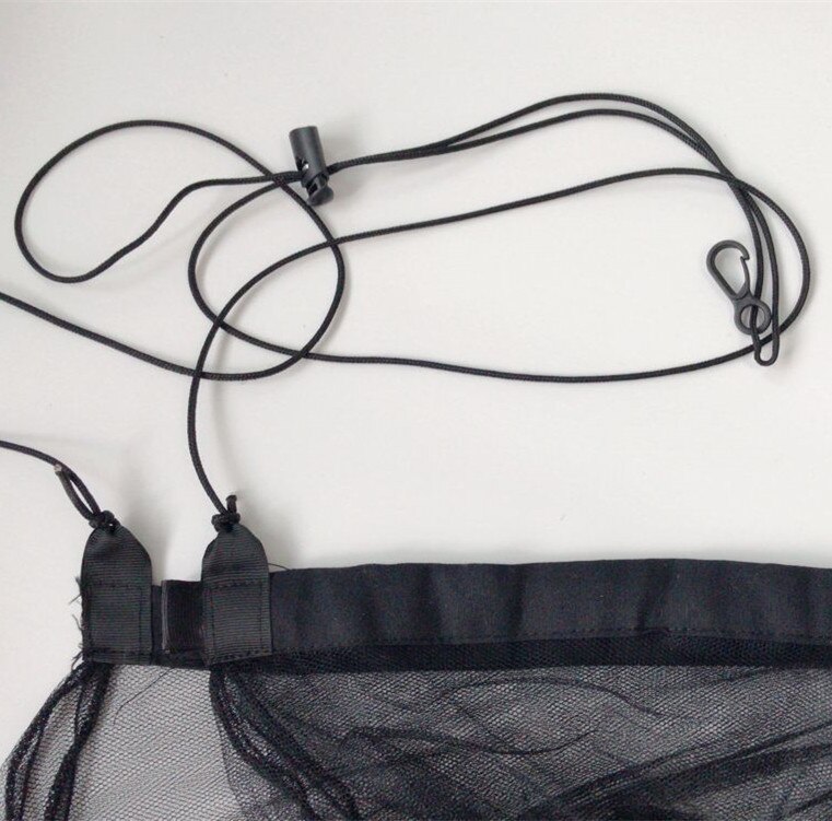 Installation-free and Easy to Carry Insect-proof Mosquito Net for Outdoor Travel Fishing Rod Retractable Mosquito Net Black