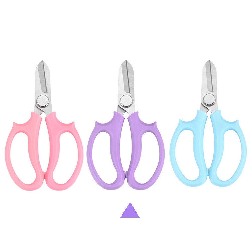 Garden Scissors Floral Scissors Garden Pruning Shears Flower Leaf Scissors Hand Pruner Flower Arrangement Tools: Violet