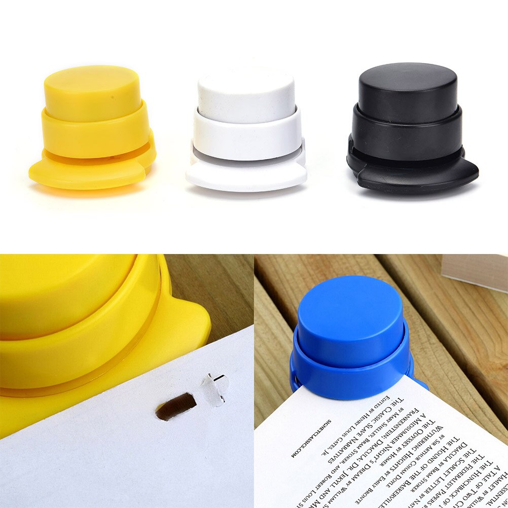 Spritzen 1 Pc Praktische Klammer Kostenlose Hefter Papier Bindung Bindemittel Stapless Schreibwaren