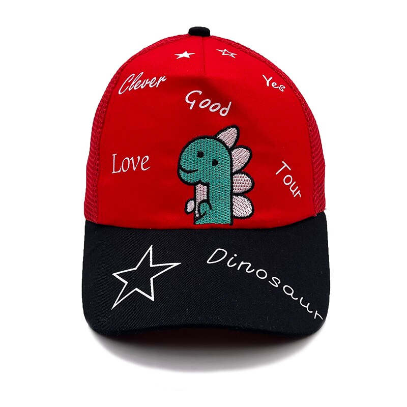 Baseballkappe für freundlicher, babys, jungen und mädchen, mit dinosaurier-stickerei, schirmmütze, unterstützung und: verrotten