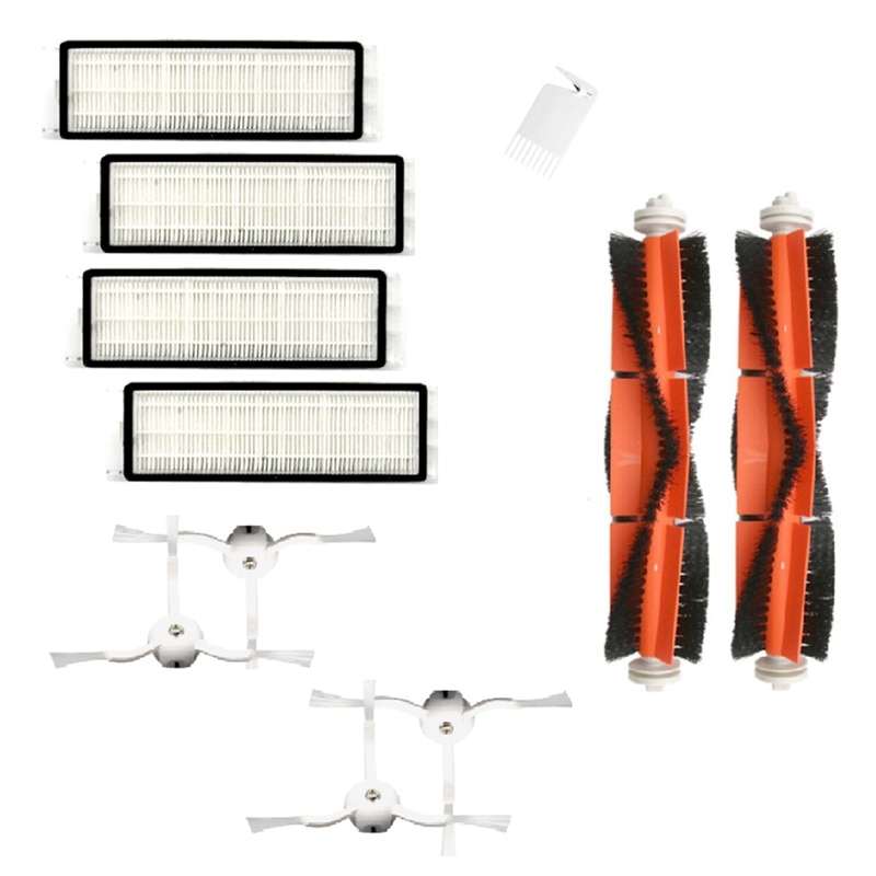 Pour Xiaomi aspirateur pour Roborock S1 S2 S50 Robot aspirateur pièces accessoires filtre HEPA + brosse latérale + brosse principale