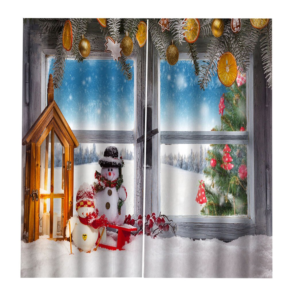 Jul 3d digitalt tryk gardin stue abstrakt baggrund ramme grænser børn gardiner mørk taupe: B