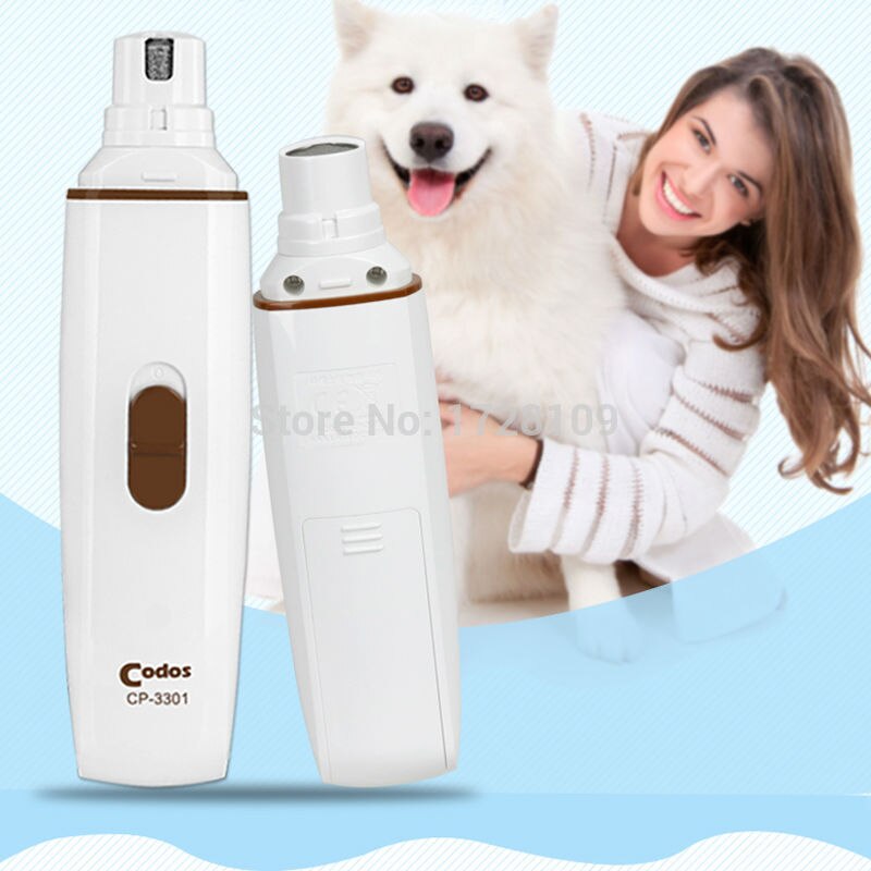 Codos  cp3301 elektrische hondennagelverzorgingstool, nagelvijl, nagelvijl voor huisdieren, automatische pedicure-apparaten voor honden en katten
