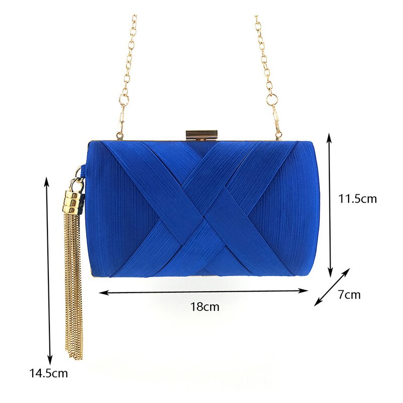 Metalen kwastje dames clutch tas breipatroon avondtas ketting handtas klassieke kleine bruiloft portemonnee  zd1190