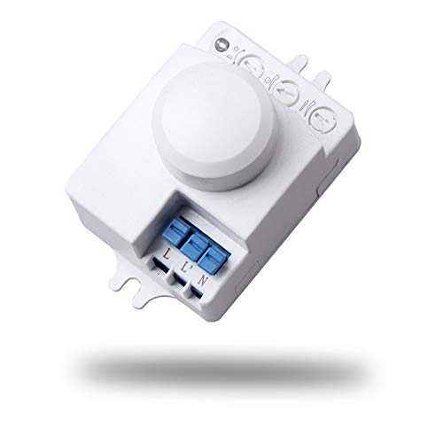 230V 5.8GHz 360 Degree Microwave Sensor Light Switch Induction Microwave Motion Sensor Switch Occupancy Sensor Automatic turn on