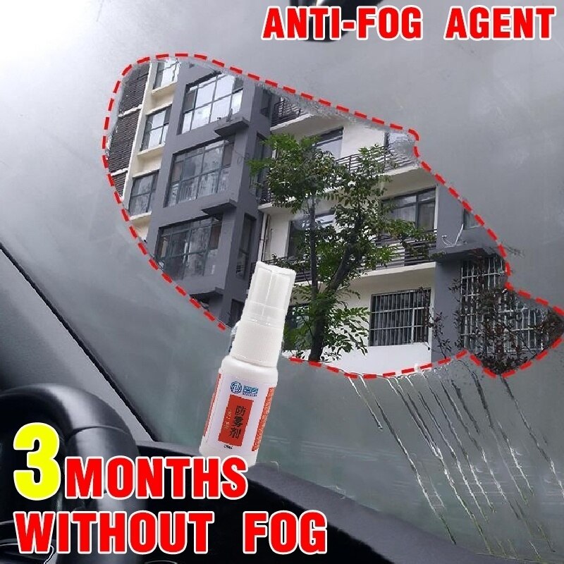 20ml Anti-nebel Mittel Wasserdicht Regensicher Anit-nebel sprühen Auto Fenster Glas Schlecht Reiniger Auto Reinigung Auto zubehör