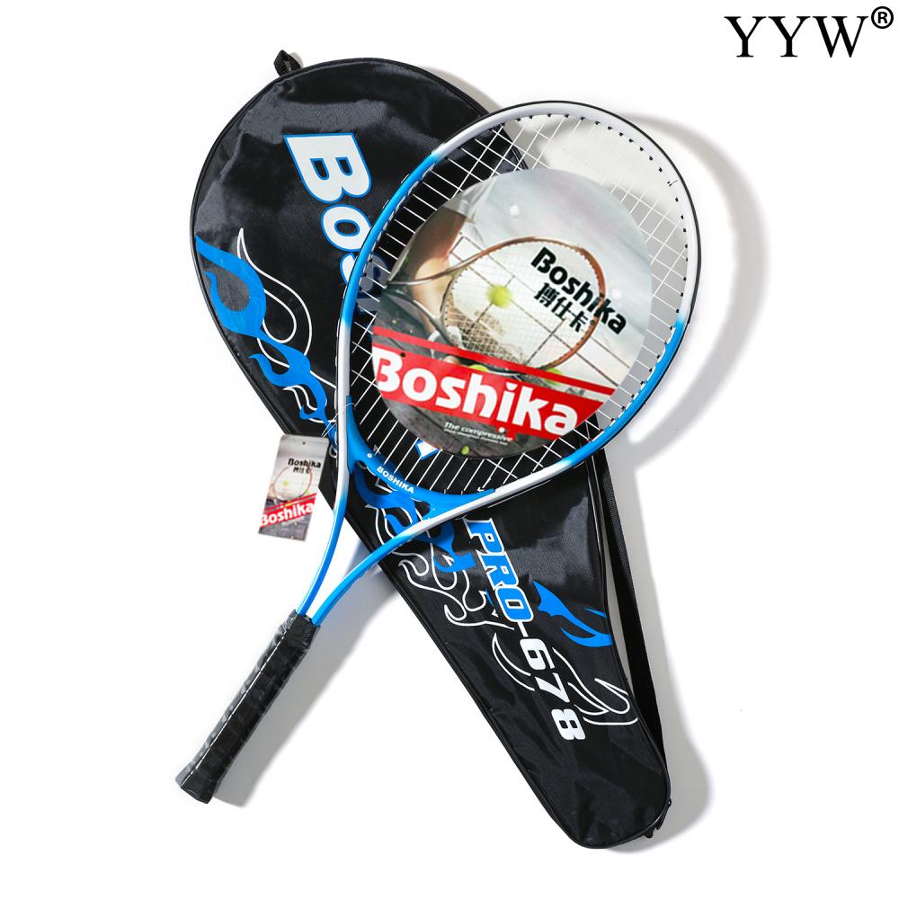 YYW 1 piece teenager's tennis racket for training raquete de tennis aluminium alloy tennis string portable padel racchettas