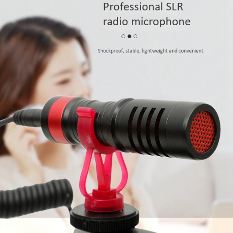 Microphone DSLR appareil photo enregistrement Microphone entretien photographie vidéo Radio Microphone adapté pour Nikon D3200