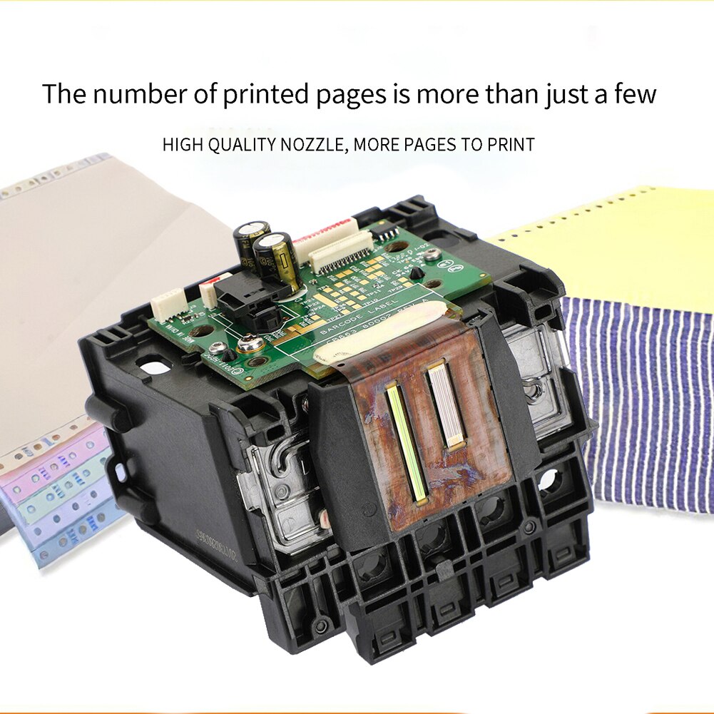 Cabezal de impresión a todo Color HP 932 933 CB863, buen sellado, con diferentes diseños, para HP Officejet 7510 7110 7612