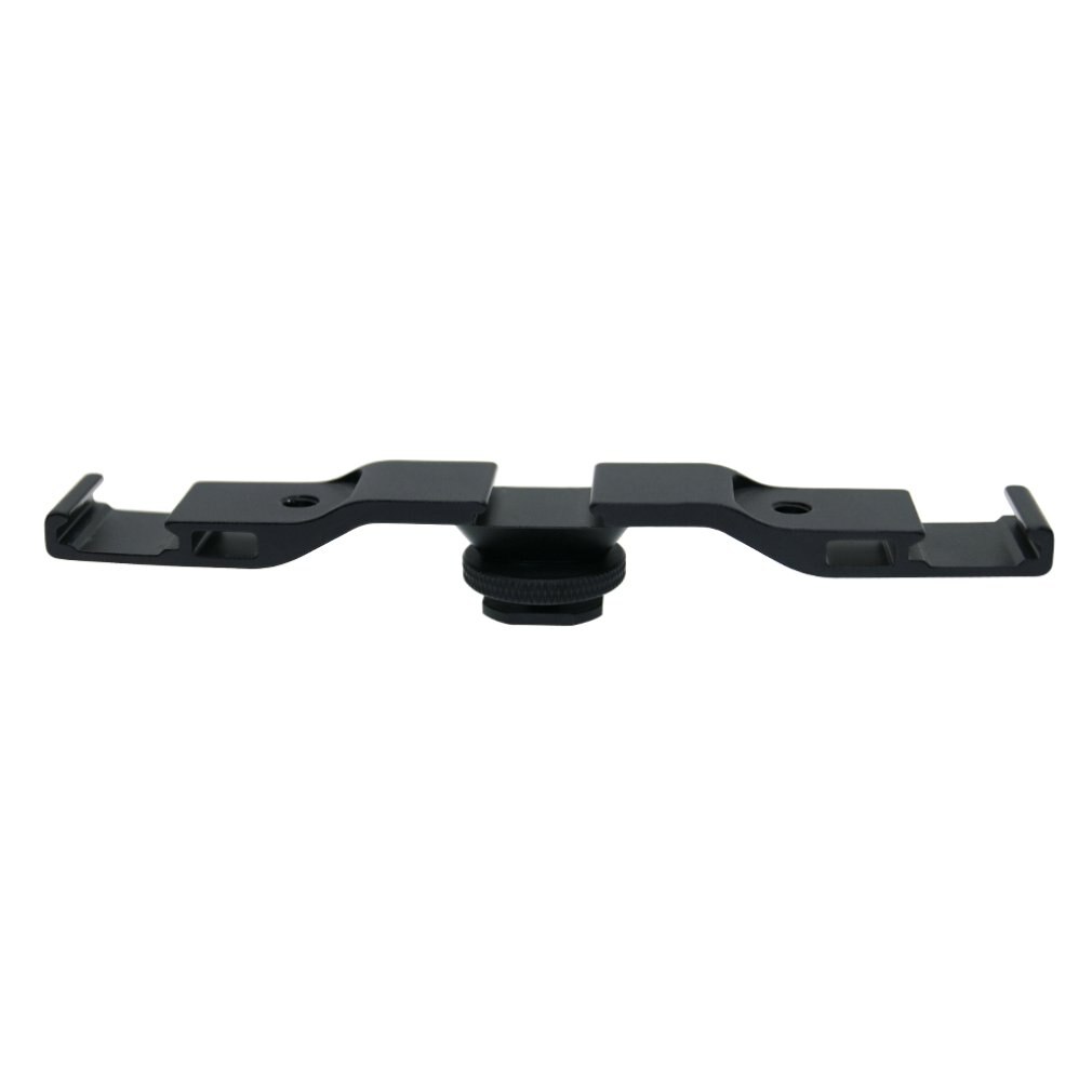 Externe Flash Microfoon Beugel Drie Shoe Lat Multi-Positie Camera Extension Rack Fotografie Licht Beugel