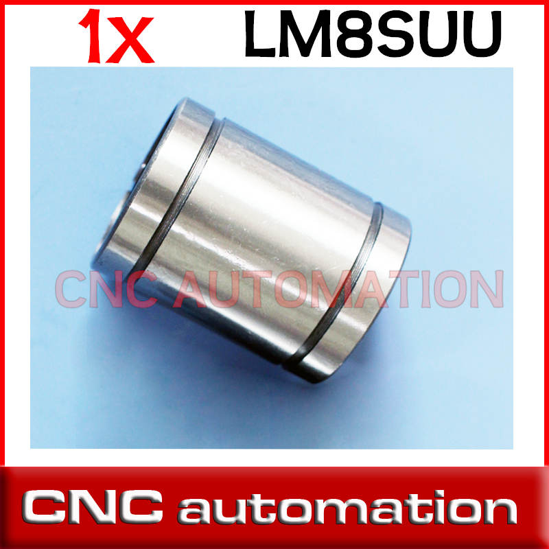 1pc LM8UU LM8SUU LME8UU Outer diameter 15mm 16mm length 17mm 24mm 25mm Linear Bushing CNC Bearings for inner size 8mm rod rail: LM8SUU