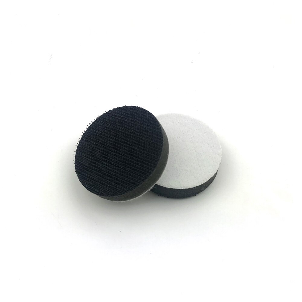 POLIWELL 5 STUKS 2 &#39;&#39;50mm Zachte Spons Buffering Interface Pad voor Klittenband Schuren Pad Disc Bescherming schurende Backing Pads