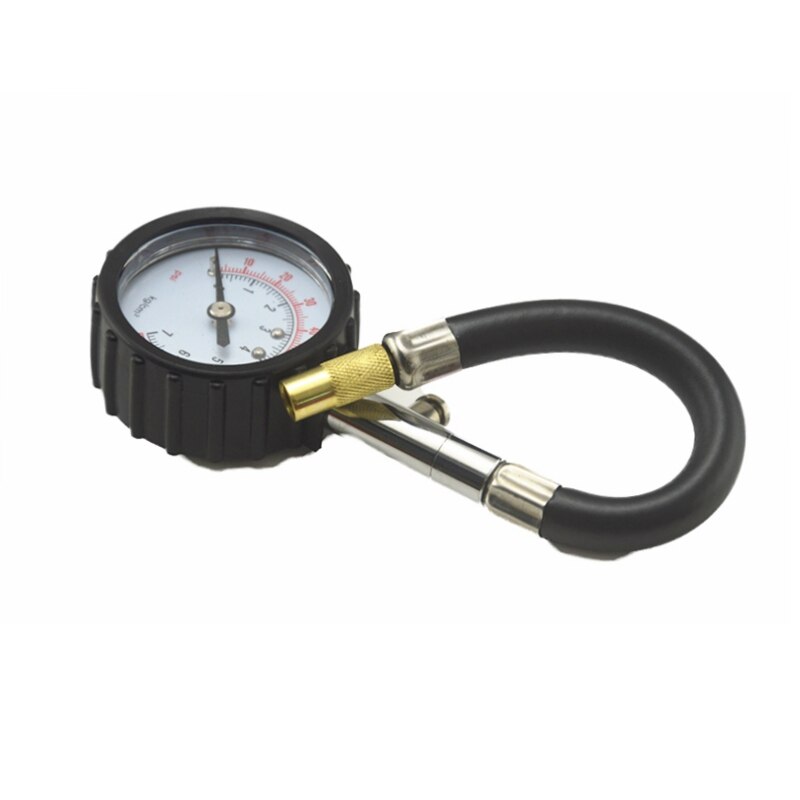 Universal- Auto Auto Luft Reifen Druck Inflator Messgerät Auto Lkw Motorrad flexibel Schlauch Manometer wählen Meter Fahrzeug Tester