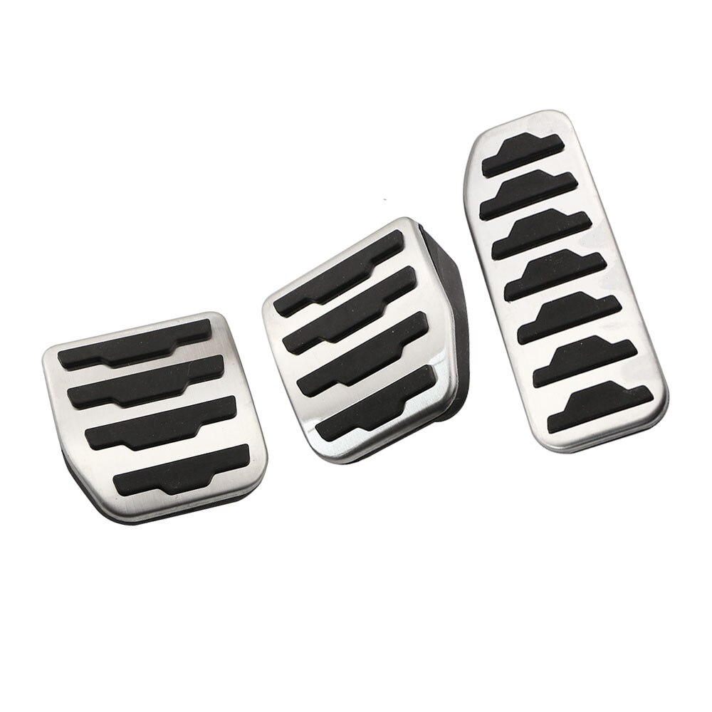 Coche Carmilla pedales para Jaguar E-ritmo Epace , , , de acero inoxidable de freno para automóvil Pedal de acelerador de protección cubiertas: MT Style