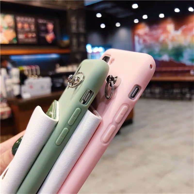 candy soft silicone case cover for Xiaomi redmi note 7 7pro 7a note 6 6a 6 5a 5 note 5 5plus card holder wallet strap Lanyard