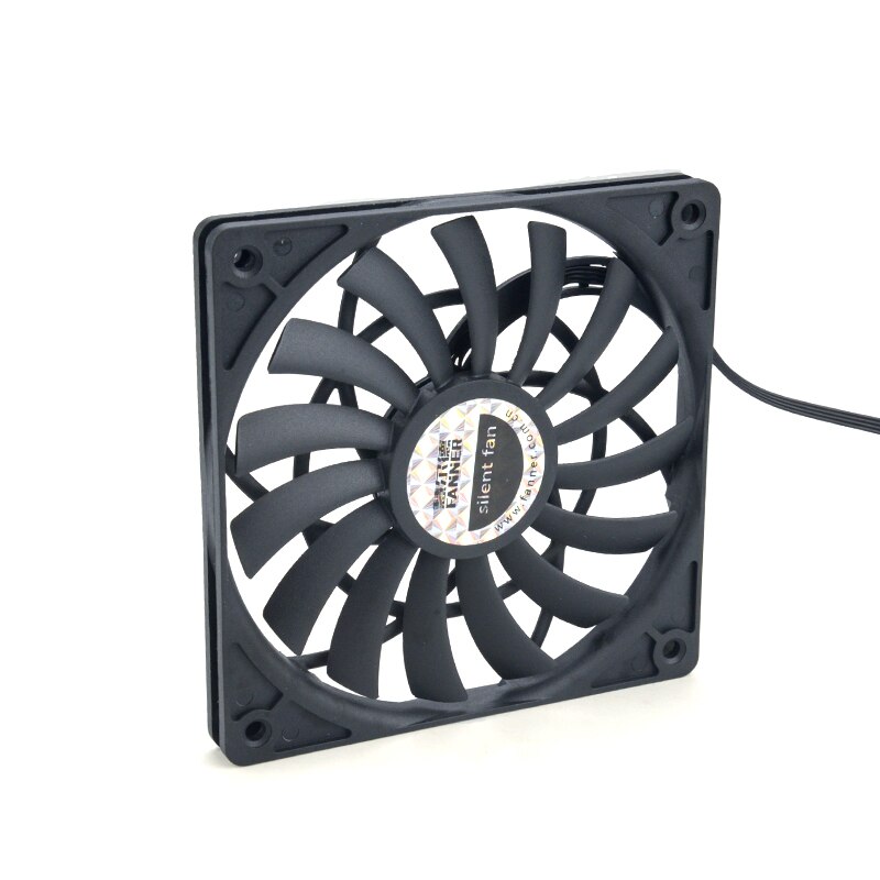 Ultra-thin 12mm thick fan water cooled computer cooling ITX small box dedicated PWM four needle temperature control 120mm mute