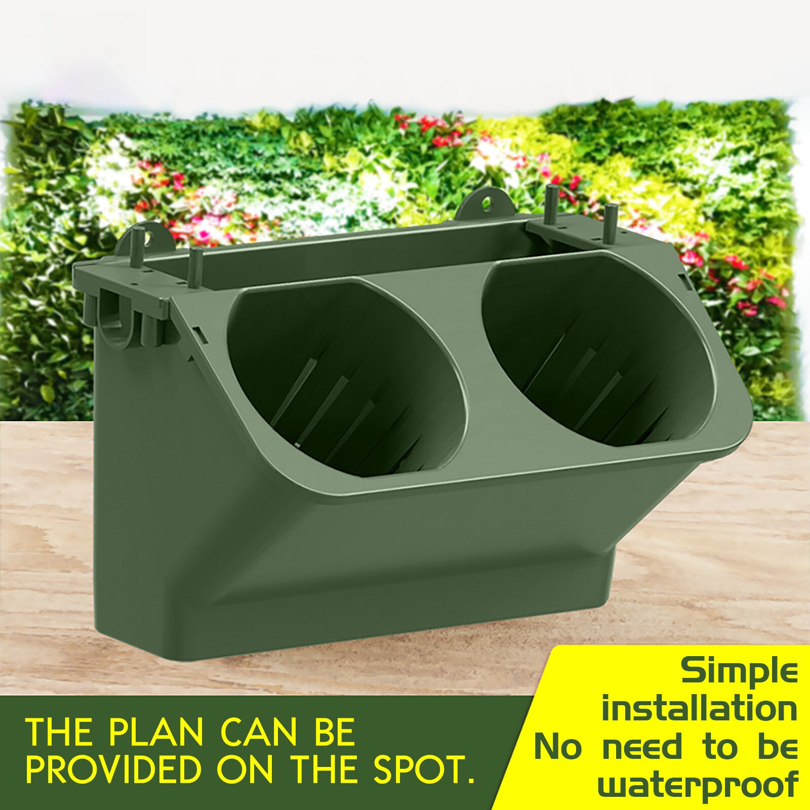 Self Watering Flower Pot Stackable Wall Planter Garden Flower Pots Succulents Plant Planting pot Garden Flower Pots