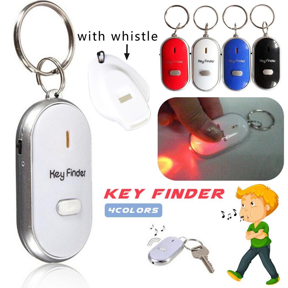 Led Key Finder Mini Anti-Verloren Fluitje Frequentie Inductie Seniele Anti-Verloren Locators Key Finder Tracker