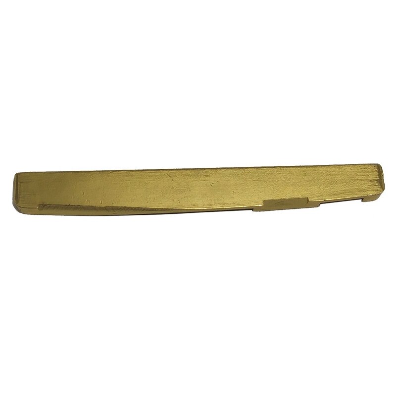Messing guld akustisk guitar bridge sadel 72*3*6.9/7.8mm