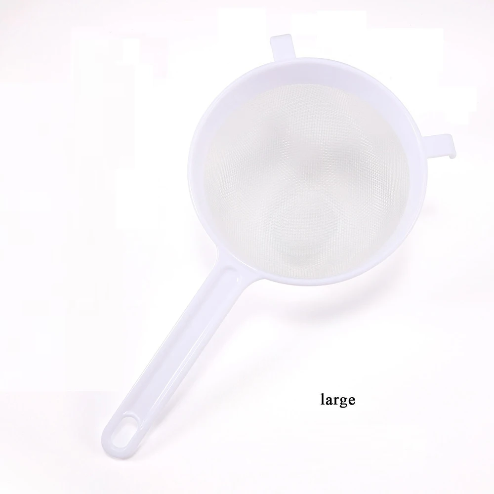 Küche Filter Bildschirm Handheld Kunststoff Mehl Sojamilch Filter Wiederverwendbare Obst Milch Dreg Screening Sieb Küche Zubehör: verrotten