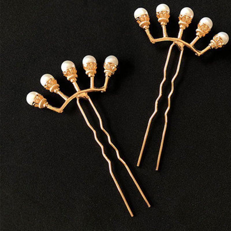 Cinese stile Hanfu fiore forcine per capelli per donne capelli clip testa gioielleria
