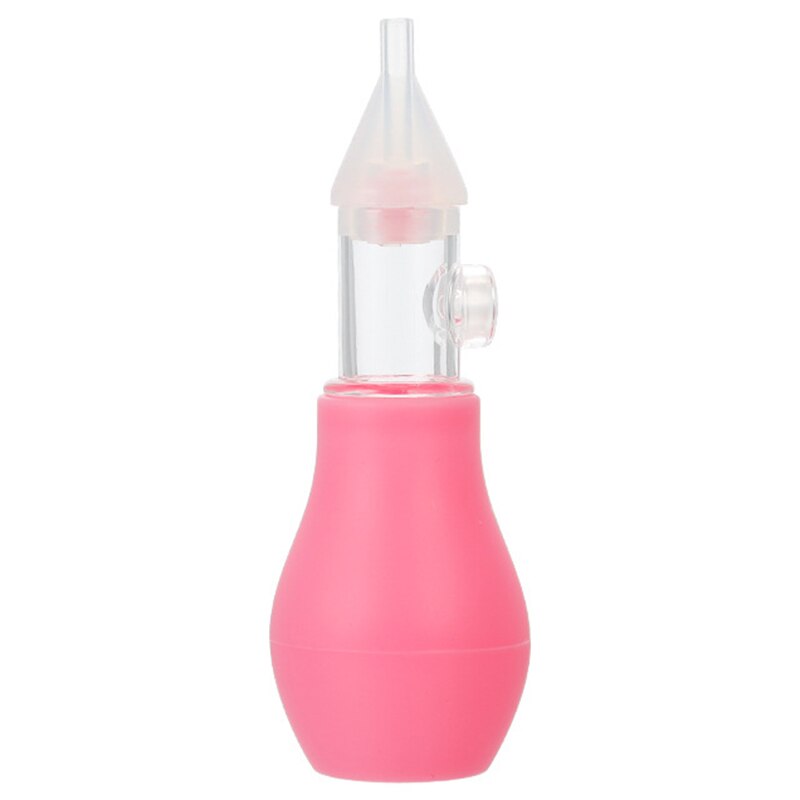 Baby Neuszuiger Siliconen Lamp Aanzuiger Snot Sucker Slijm Sucker BM88: Roze