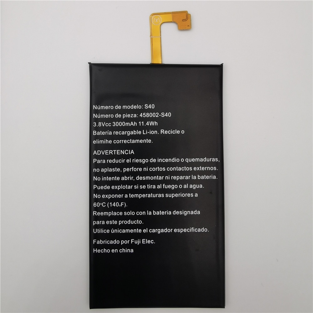 100% Original 3000Ah Battery Replacement for Caterpillar CAT S40 458002-S40 Batteries Bateria CAT S40 BATTERY Tools