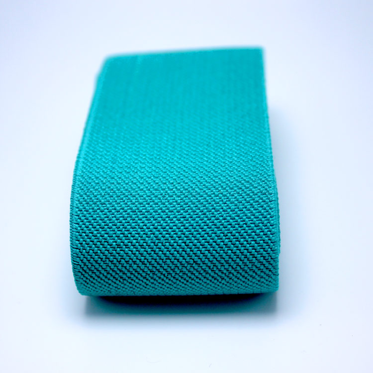 5cm bredbåndsbukser nederdel bælte farve elastikbånd / twill elastisk tapelatex elastisk tape elastik: Grøn sø